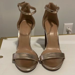 Rose gold heels
